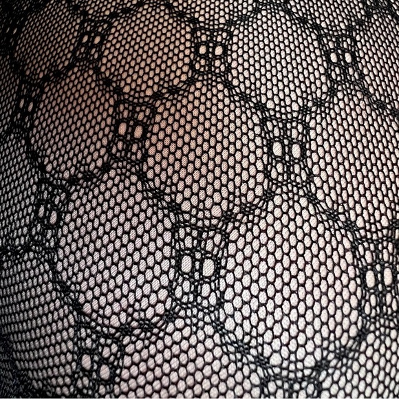 Soma Stunning Support Black Geo Lace Balconette Bra Size 42DDD NWT - Picture 6 of 13